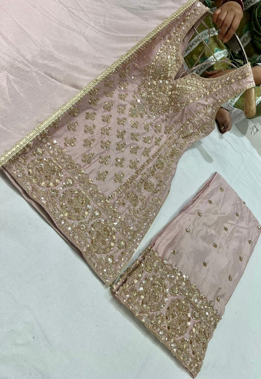 Party wear sharara suit